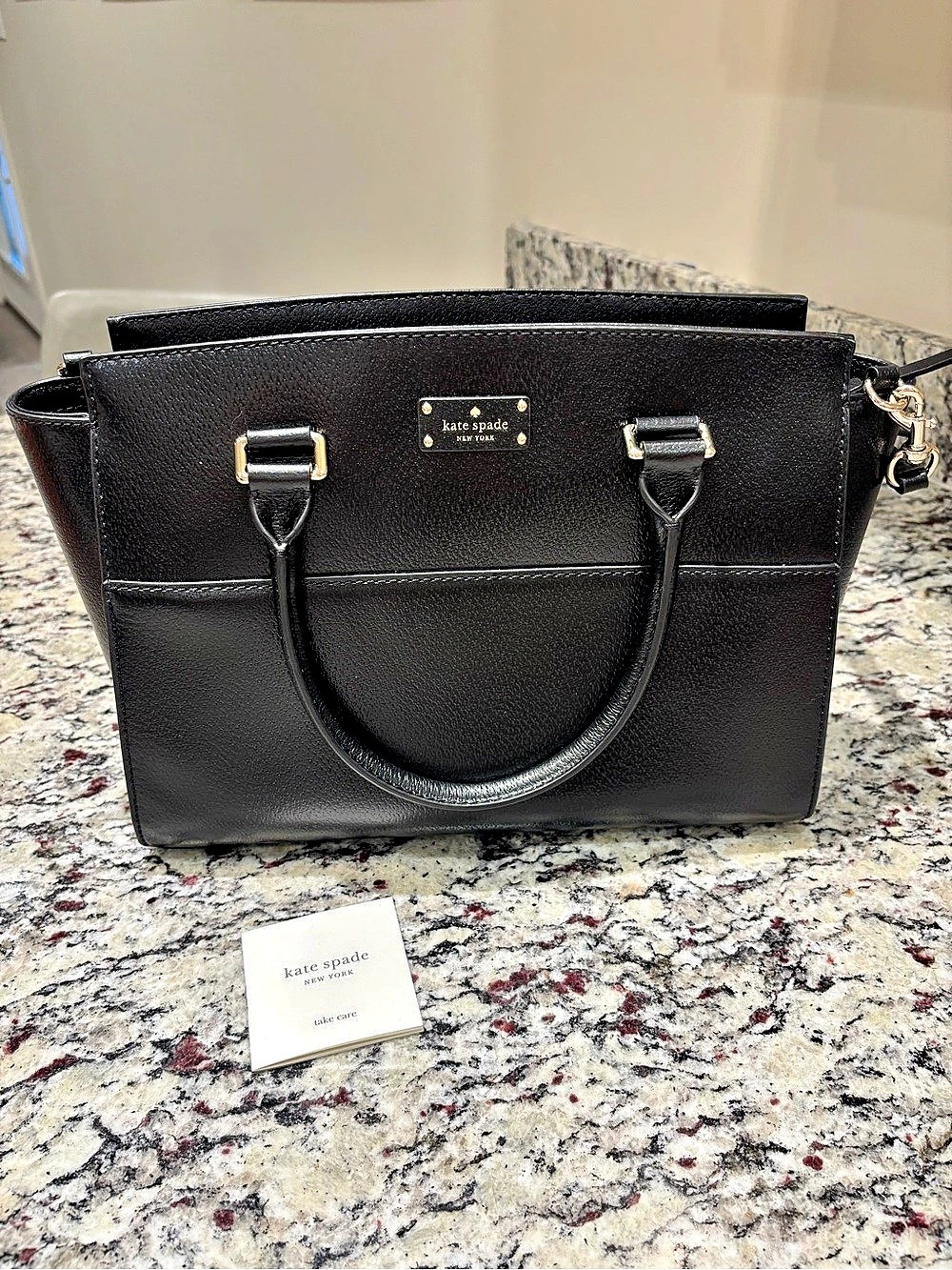kate spade Structured Tote in Black